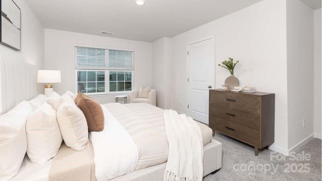 Furnished interior view inside a new home in Clark Creek Landing Townhomes, Lincolnton (Image 6).