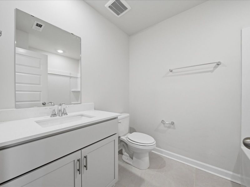 Furnished interior view inside a new home in Crossing at Abner Creek Townes, Greer (Image 8). Furnished interior view inside a new home in Crossing at Abner Creek Townes, Greer (Image 8).