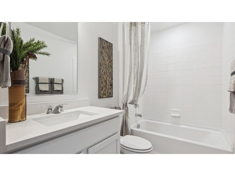 Furnished interior view inside a new home in Villas at Vantage, Berthoud (Image 11).