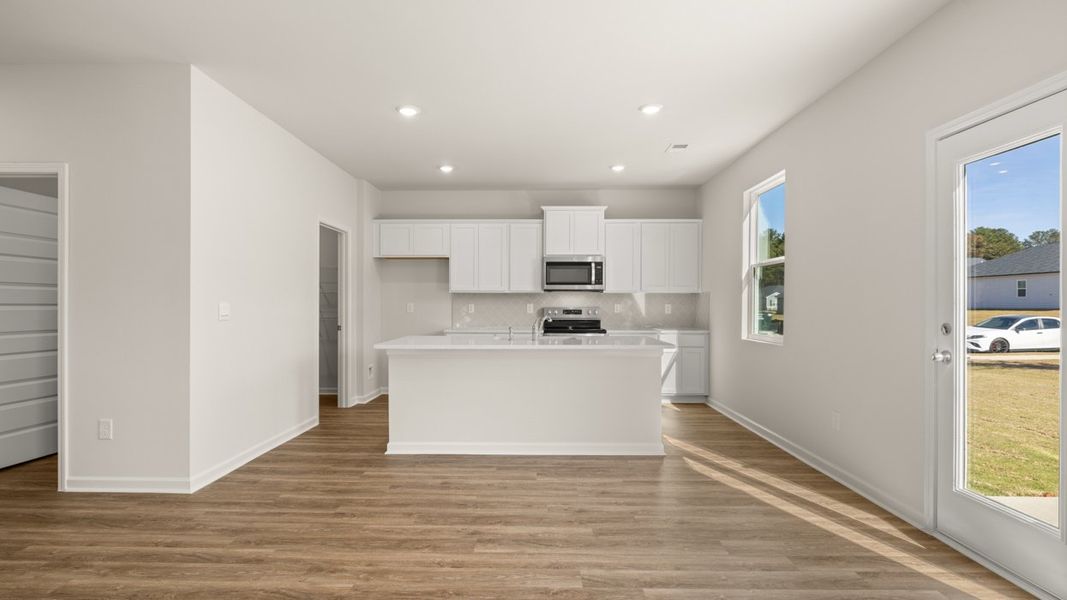 Representative unfurnished interior of a home built from the Galen by D.R. Horton in Fox Crossing, Griffin (Image 14).