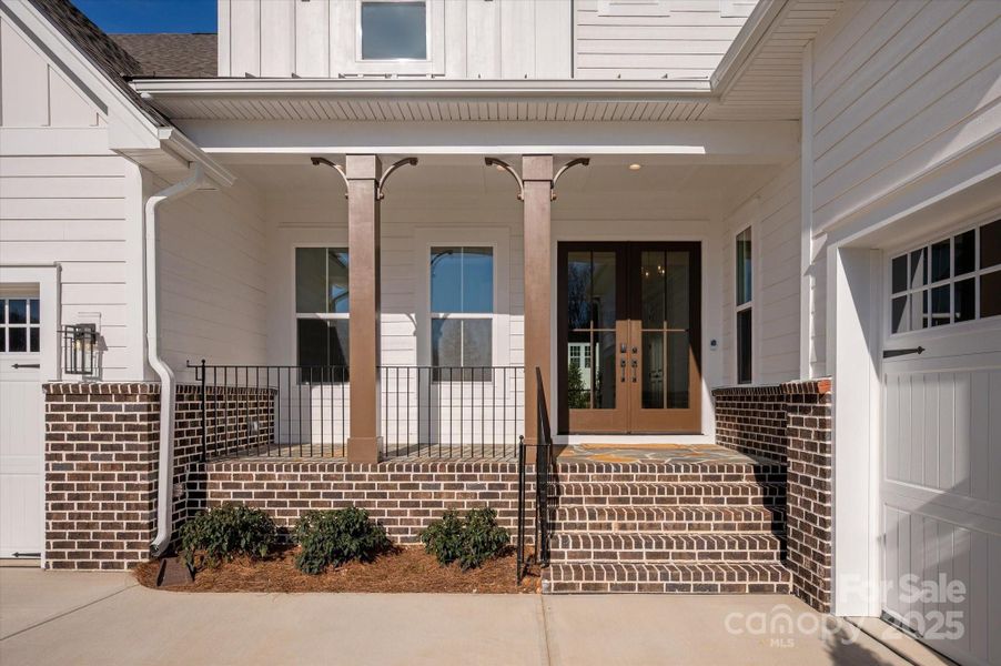 Exterior details and patio area of a home in Heritage at Marvin, Marvin (Image 3). Exterior details and patio area of a home in Heritage at Marvin, Marvin (Image 3).