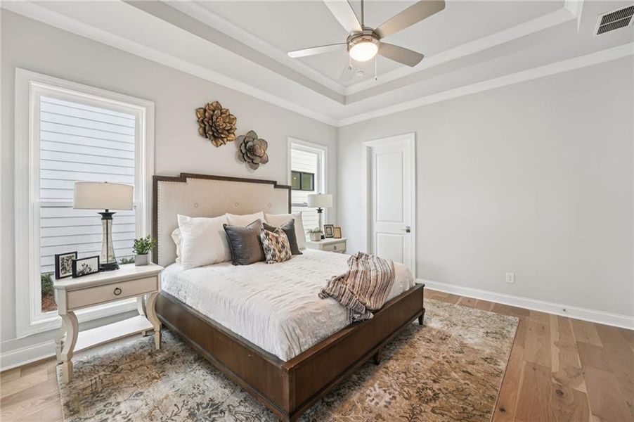 Furnished interior view inside a new home in Promenade at Sawnee Village, Cumming (Image 35).