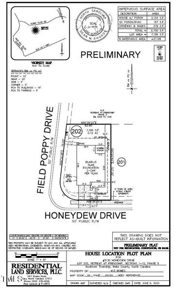 202 Plot plan 202 Plot plan