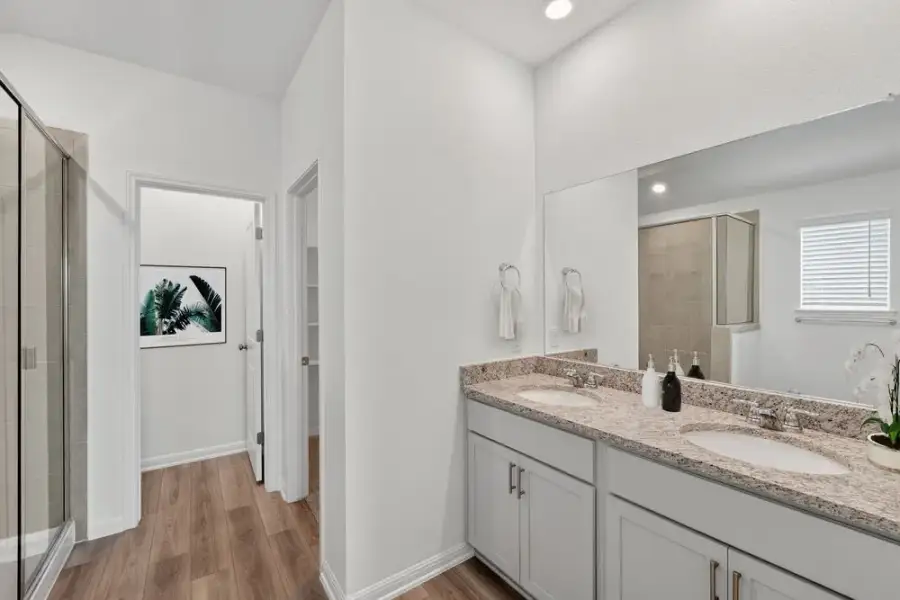 Furnished interior view inside a new home in Stonewall Ranch, Liberty Hill (Image 4).