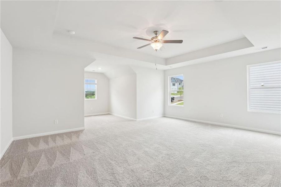 Spacious, unfurnished interior of a new home in The Hills at Cedar Creek, Winder (Image 27).