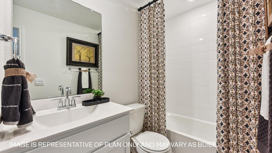 Furnished interior view inside a new home in Palomino, Manor (Image 34).