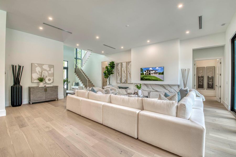 Furnished interior view inside a new home in , Palm Beach Gardens (Image 32).