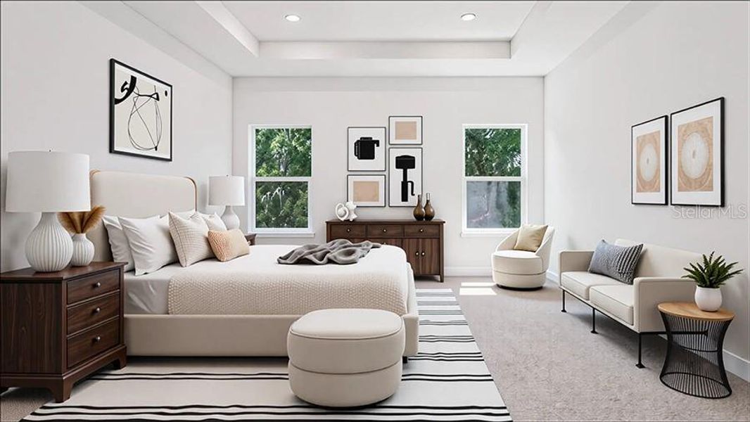 Furnished interior view inside a new home in Buchanan Trails, Newberry (Image 3).