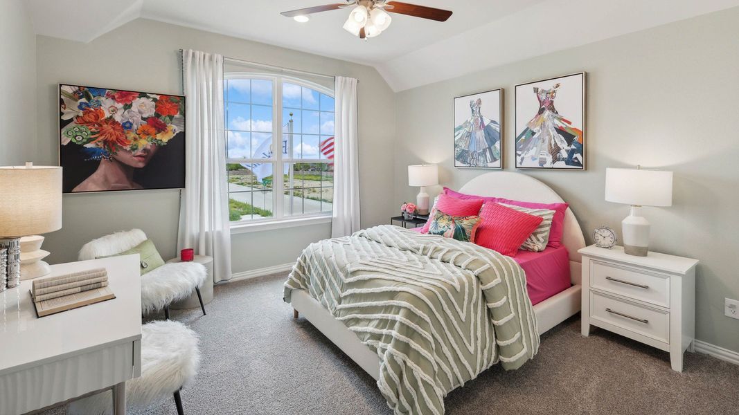 Representative furnished interior of a home built from the Magnolia by Brightland Homes in Hulen Trails, Fort Worth (Image 17).