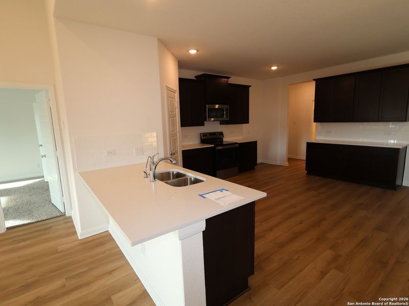 Furnished interior view inside a new home in Park Place, New Braunfels (Image 5).