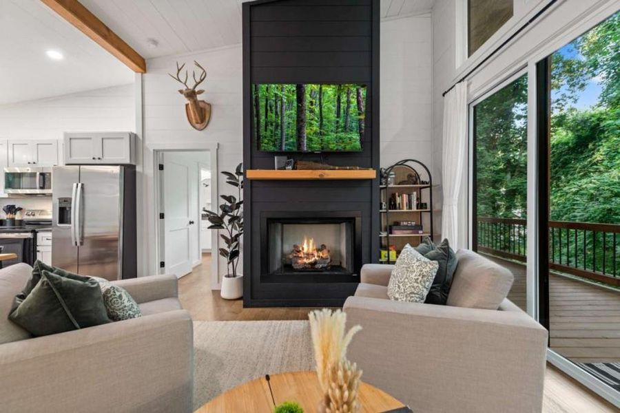 Furnished interior view inside a new home in , Morganton (Image 6).