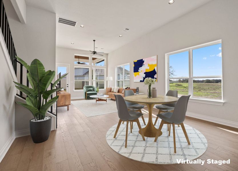 Marfa Floor Plan in Santa Rita Ranch Augustine, Liberty Hill | Sitterle Homes Living Room 2