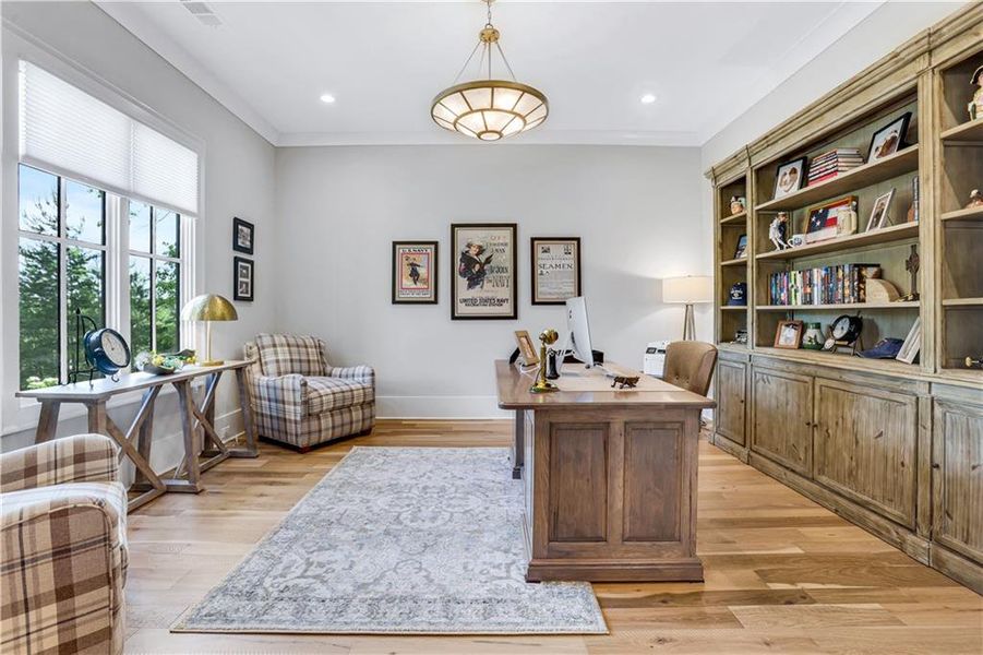 Furnished interior view inside a new home in , Dahlonega (Image 9).