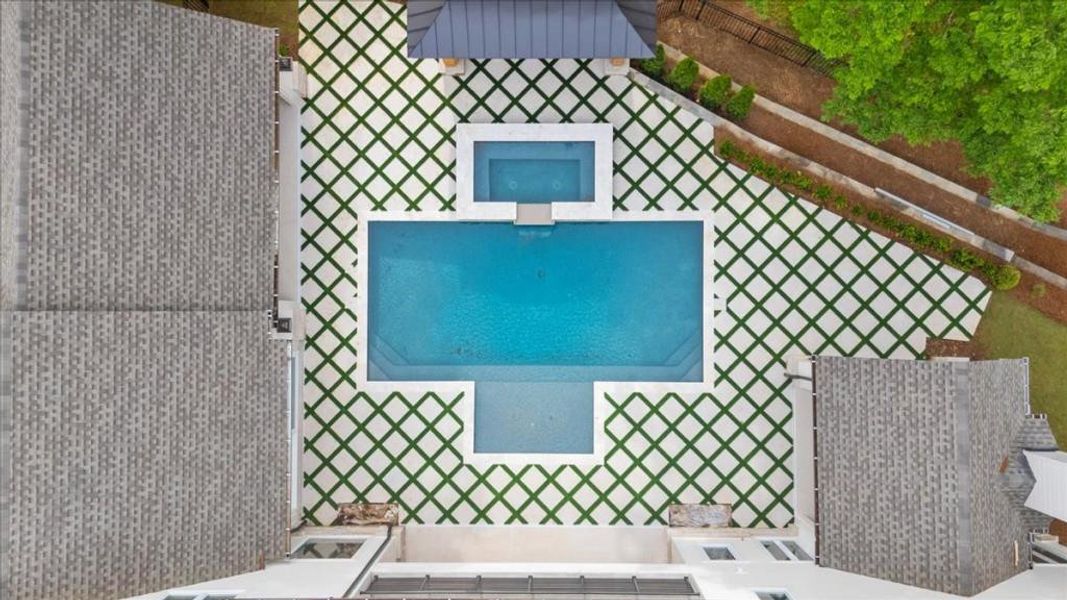 Exterior details and patio area of a home in , Canton (Image 37).