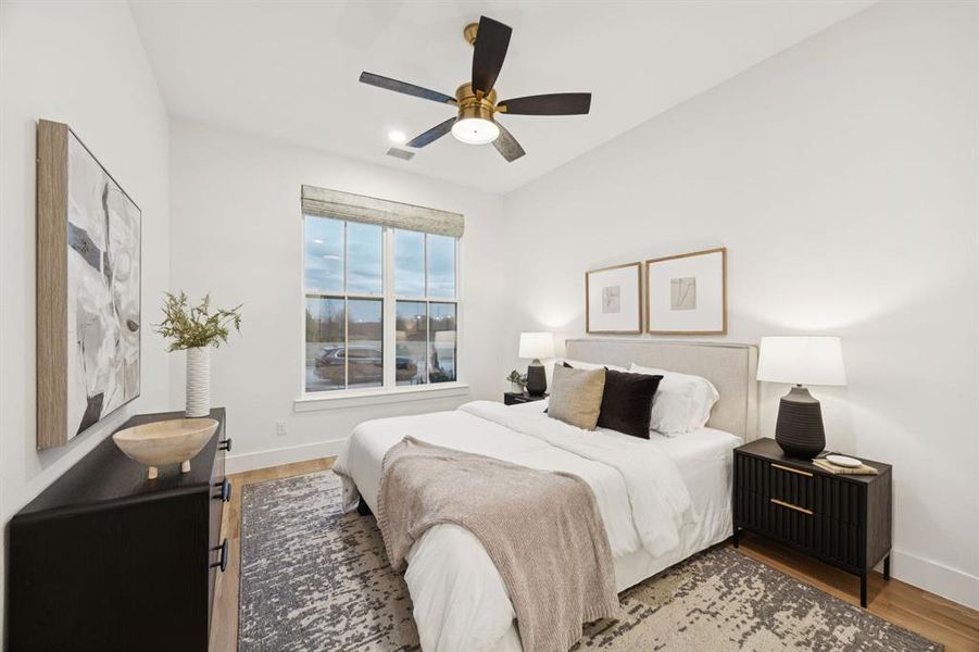 Furnished interior view inside a new home in Edgestone at Legacy, Frisco (Image 18).