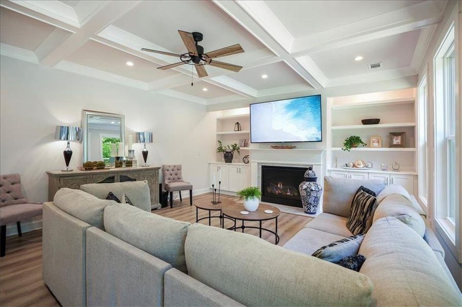 Furnished interior view inside a new home in , Acworth (Image 68).