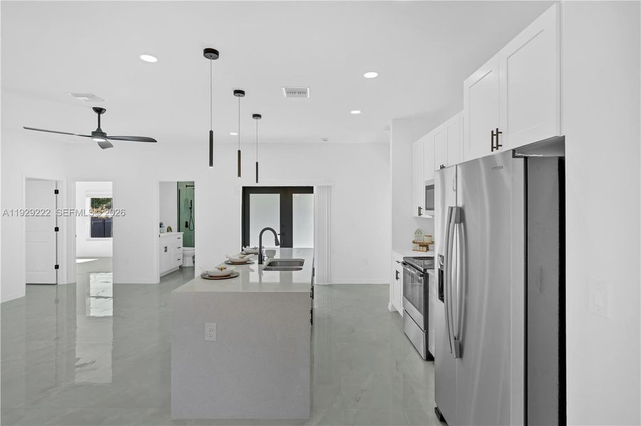 Furnished interior view inside a new home in , Punta Gorda (Image 18).