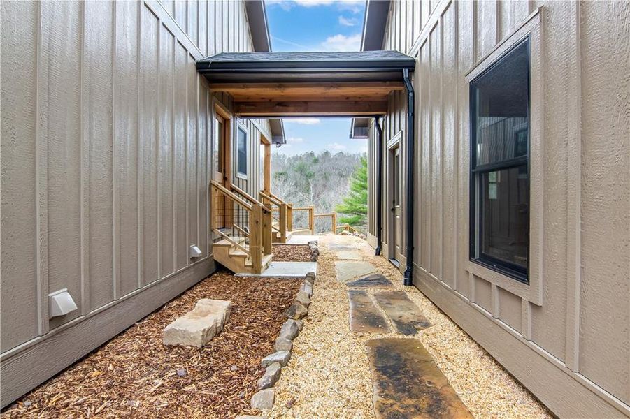 Exterior details and patio area of a home in , Talking Rock (Image 31).