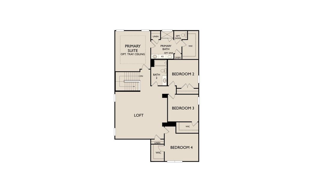 2D floor plan layout for the Wyatt by Ashton Woods in The Preserve at the Wilder, Adkins, TX (Image 4). 2D floor plan layout for the Wyatt by Ashton Woods in The Preserve at the Wilder, Adkins, TX (Image 4).