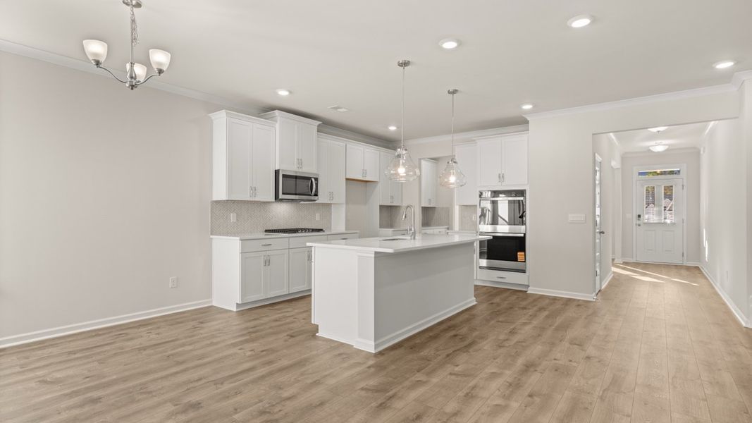 Representative furnished interior of a home built from the Summit by D.R. Horton in The Gates at Pates Creek, Hampton (Image 6).