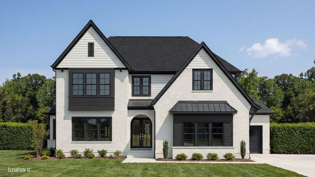 Representative exterior photo of a completed home built from the Olmstead by DRB Homes in Verdant, Alpharetta, GA (Image 3).