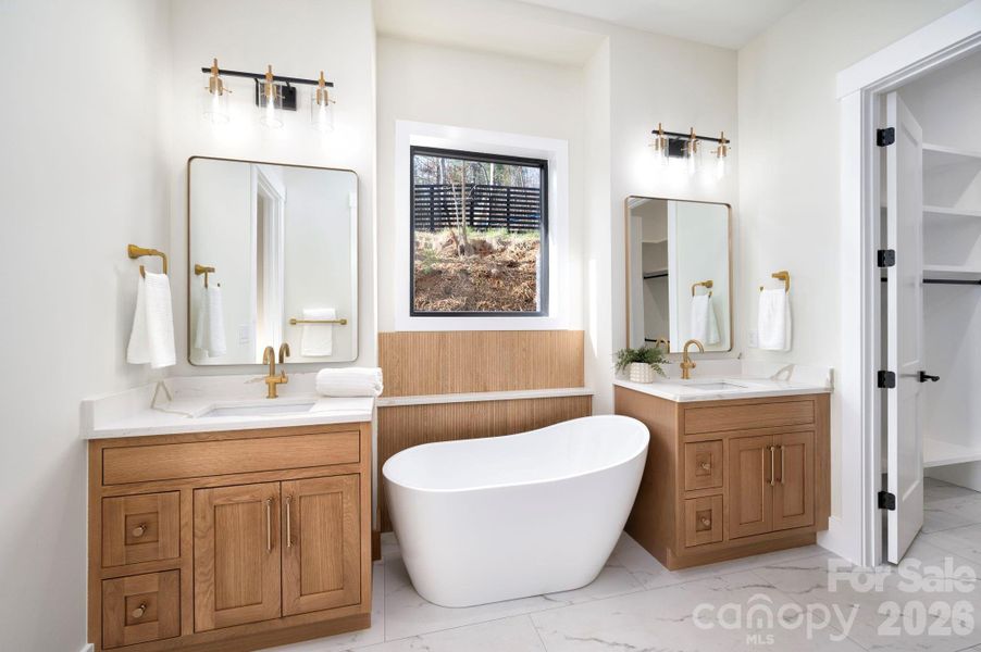 Furnished interior view inside a new home in , Weaverville (Image 13).