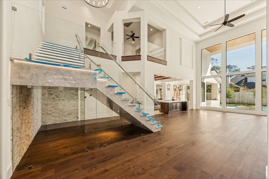 Furnished interior view inside a new home in , Houston (Image 9).