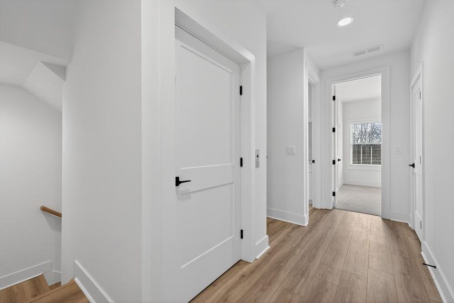 Spacious, unfurnished interior of a new home in Skyview On Broad, Sugar Hill (Image 23). Spacious, unfurnished interior of a new home in Skyview On Broad, Sugar Hill (Image 23).