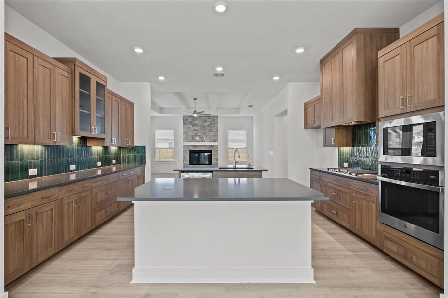 Furnished interior view inside a new home in Village at Three Oaks, Seguin (Image 9).