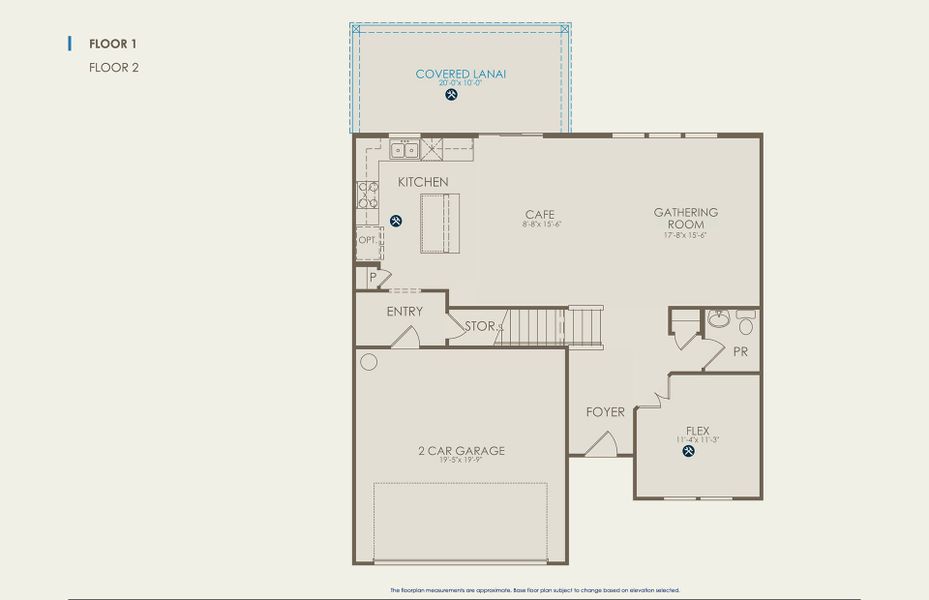 Tilden Floor Plan, Quick Move-In Home, Floor 1