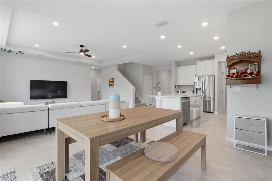 Furnished interior view inside a new home in Deerbrook, Land O' Lakes (Image 9).
