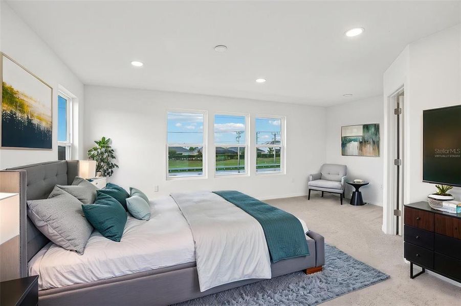 Furnished interior view inside a new home in Twin Oaks, Zephyrhills (Image 12). Furnished interior view inside a new home in Twin Oaks, Zephyrhills (Image 12).