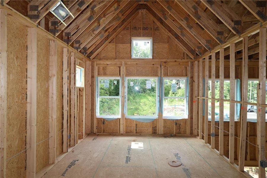 In-progress construction of a new home in Settingdown Farms, Cumming, GA (Image 9).
