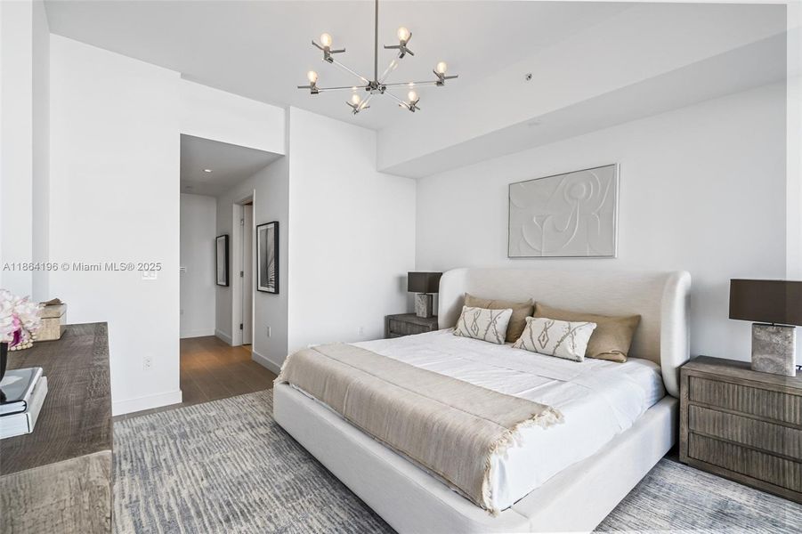 Furnished interior view inside a new home in , Miami Beach (Image 3).