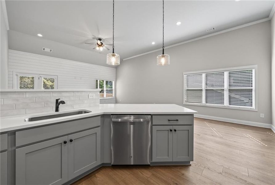 Furnished interior view inside a new home in , Loganville (Image 7).