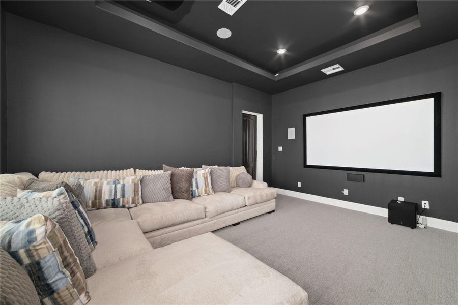 Furnished interior view inside a new home in Pomona 70' - Section 27, Manvel (Image 13).