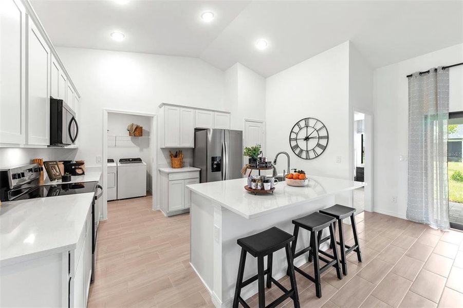 Furnished interior view inside a new home in , Citrus Springs (Image 8).