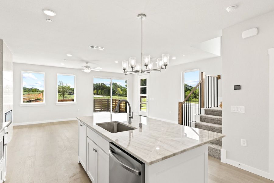 Furnished interior view inside a new home in Ten Mile Creek, Celina (Image 12).
