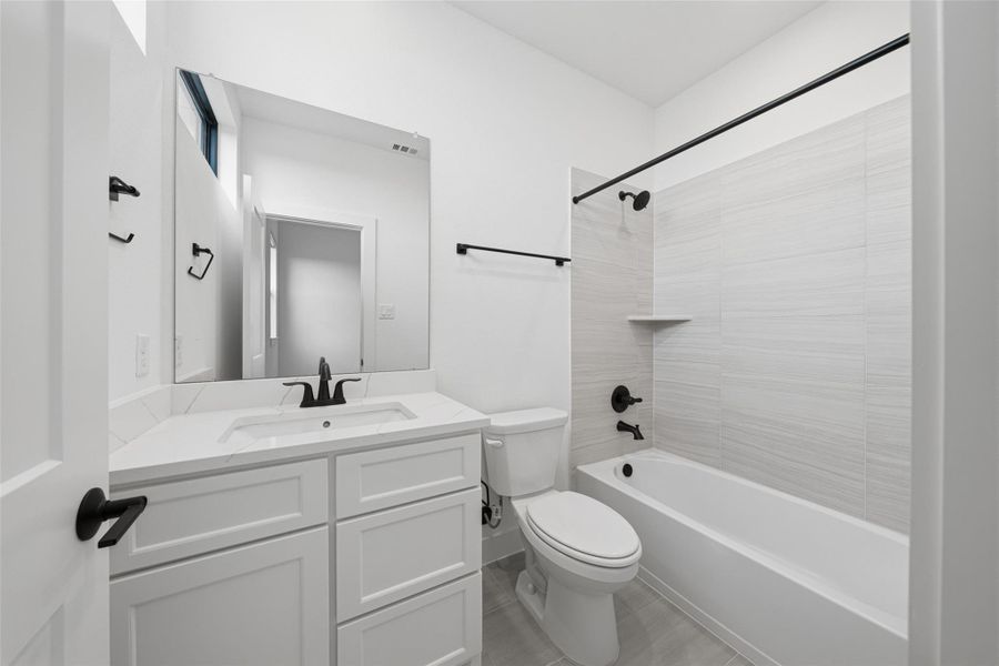 Furnished interior view inside a new home in , Cypress (Image 18).