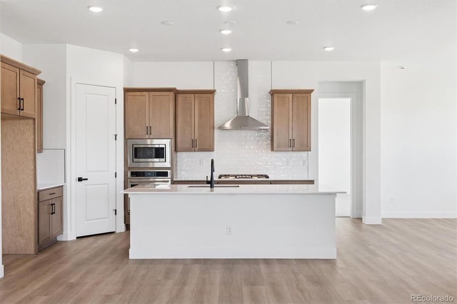 Furnished interior view inside a new home in , Littleton (Image 6).