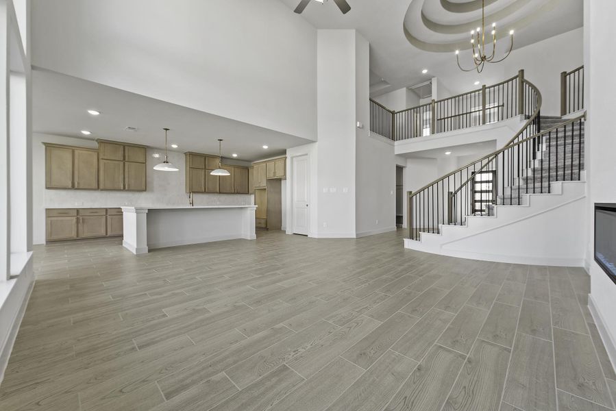 Spacious, unfurnished interior of a new home in Bridgeland, Cypress (Image 19).