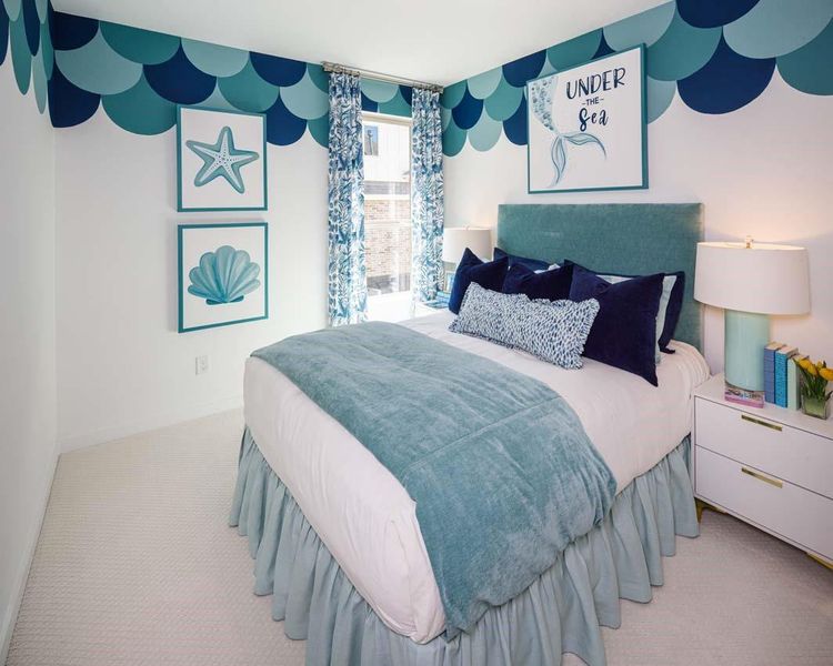 Furnished interior view inside a new home in Woodforest Townhomes, Montgomery (Image 32).