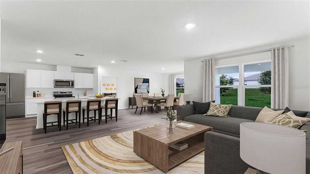 Furnished interior view inside a new home in Fountain View, Ormond Beach (Image 6).