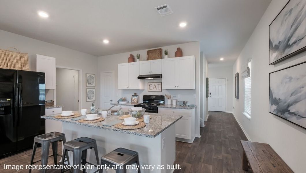 Furnished interior view inside a new home in Blue Ridge Ranch, San Antonio (Image 7).