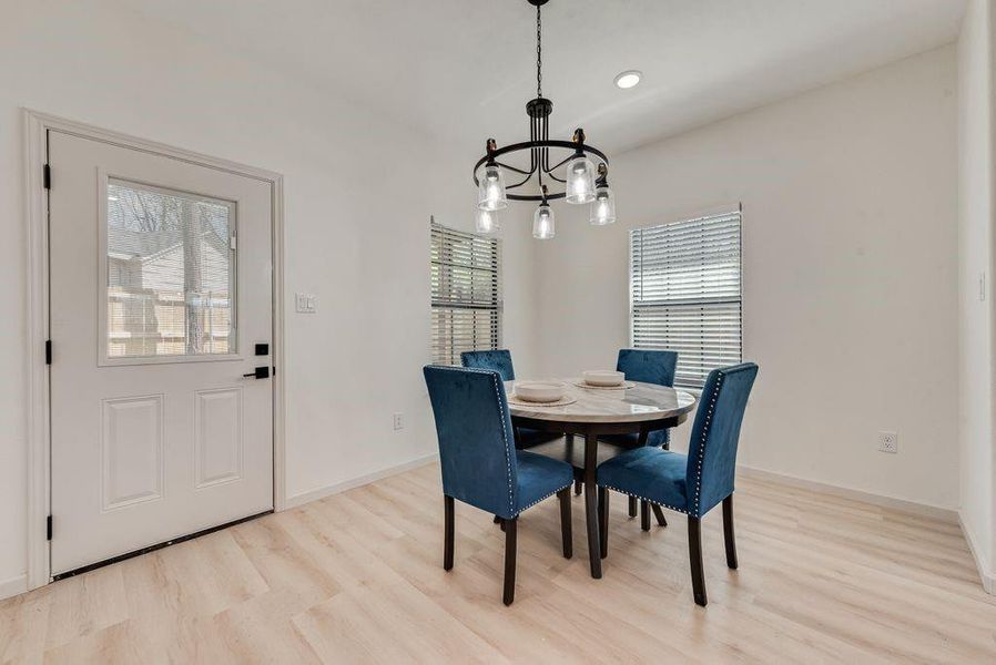 Furnished interior view inside a new home in , Fort Worth (Image 7).