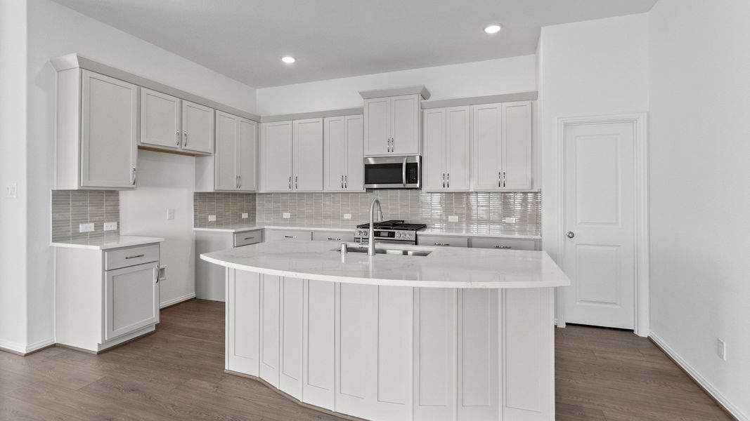 Furnished interior view inside a new home in Beamer Villas, Friendswood (Image 12).