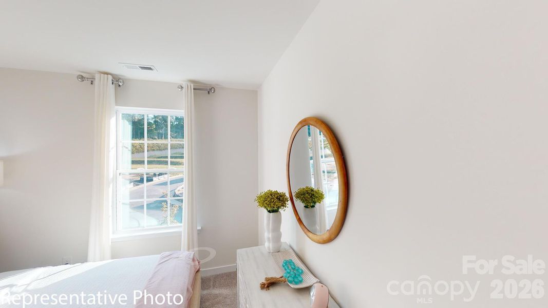 Furnished interior view inside a new home in Huffman Ridge, Hickory (Image 44).