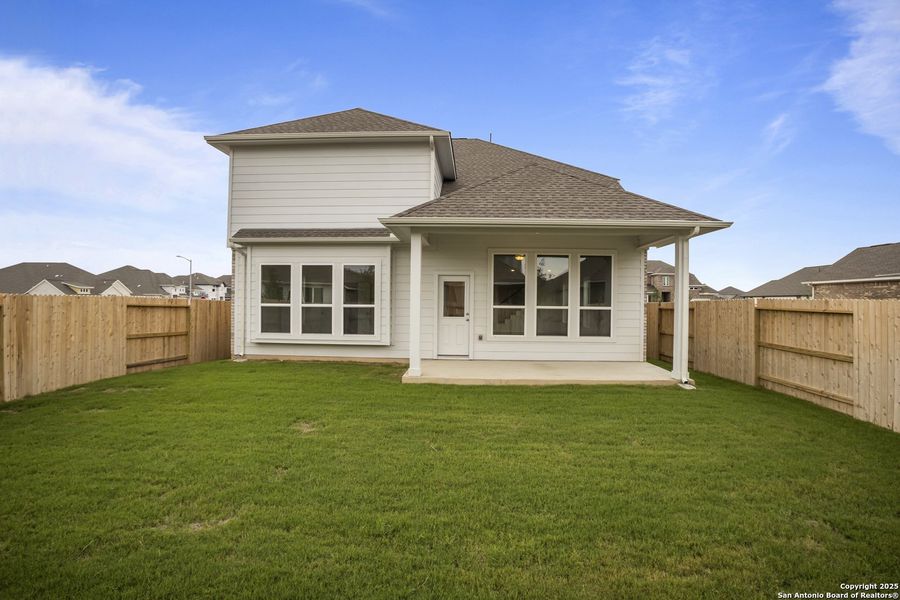 Front exterior of a new home in Stillwater Ranch, San Antonio, TX, highlighting curb appeal (Image 16).