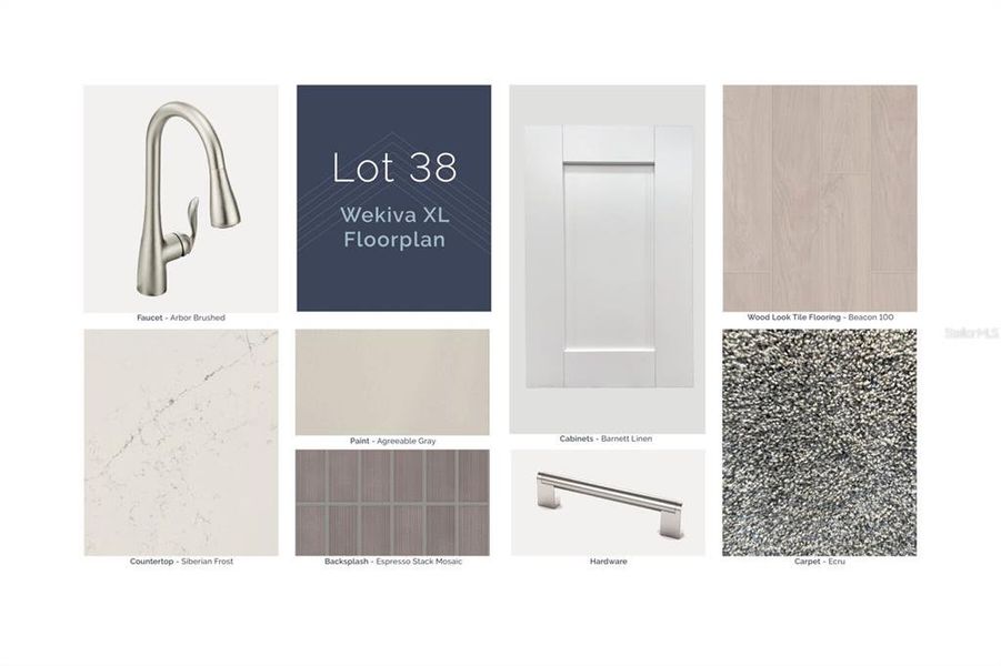 Sample of building materials used in homes in Center Lake on the Park, St. Cloud (Image 4). Sample of building materials used in homes in Center Lake on the Park, St. Cloud (Image 4).