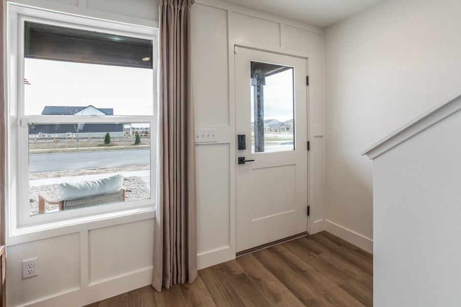 Representative furnished interior of a home built from the Magnolia by Hartford Homes in Prairie Song, Windsor (Image 17).